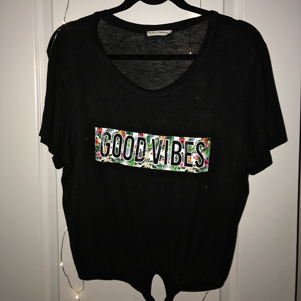 Good Vibes Black Knot T-Shirt